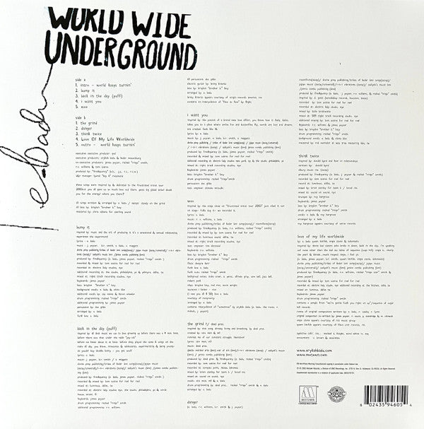 Erykah Badu : Worldwide Underground (LP, Album, Ltd, RE, Pur)