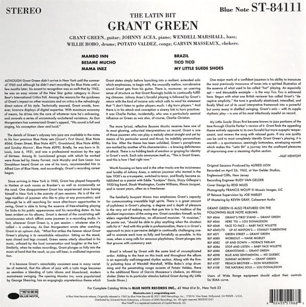 Grant Green - The Latin Bit (LP, Album, RE, 180)