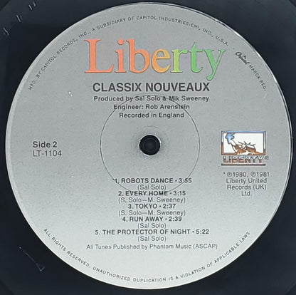 Classix Nouveaux : Classix Nouveaux (LP, Album, Win)