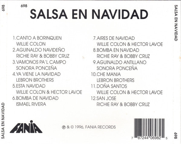 Various : Salsa En Navidad (CD, Album, Comp)