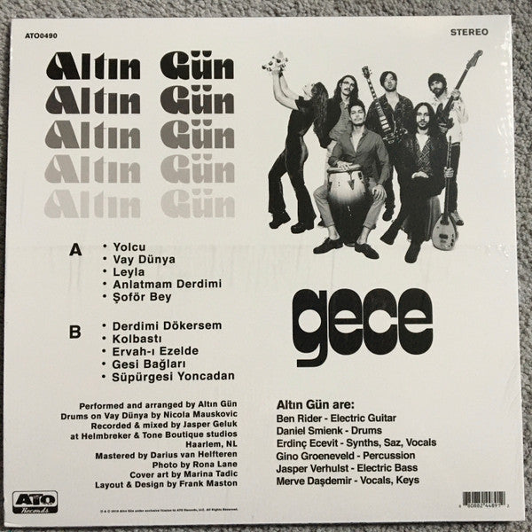 Altın Gün : Gece (LP, Album, RP, Tea)