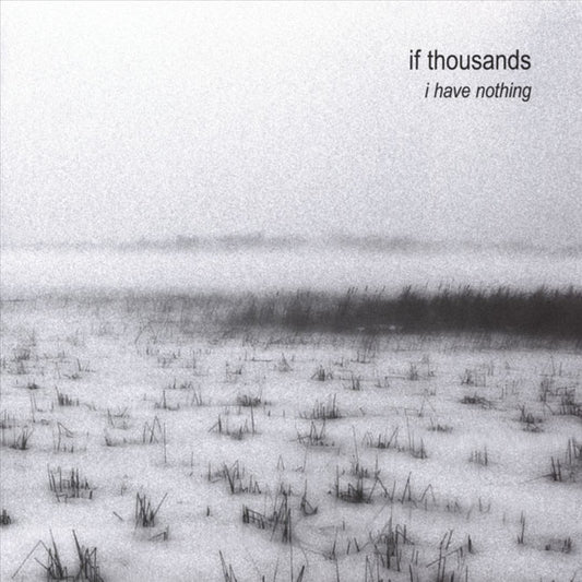 If Thousands : I Have Nothing (CD, Album)