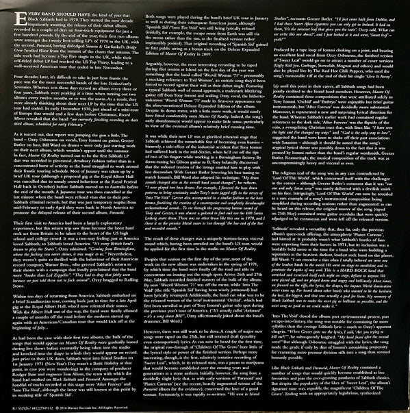 Black Sabbath - Master Of Reality (2xLP, Album, Dlx, RE, RM, 180)