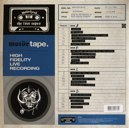 Motörhead - The Löst Tapes Vol. 2 (Live In Norwich 1998) (2xLP, Album, RSD,  Ltd, Blu)