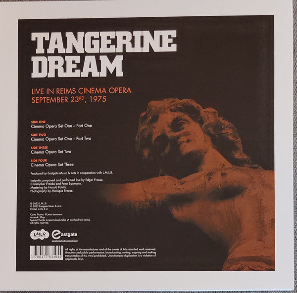 Tangerine Dream : Live In Reims Cinema Opera, September 23rd, 1975 (LP, Amb, Ora + LP, Amb, Blu + Album, Ltd, Obi)