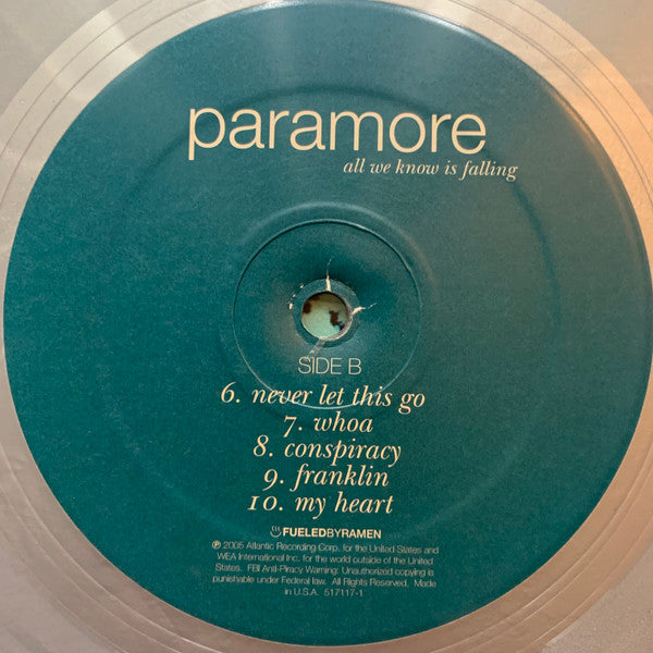 Paramore - All We Know Is Falling (LP, Album, RE, Sil)