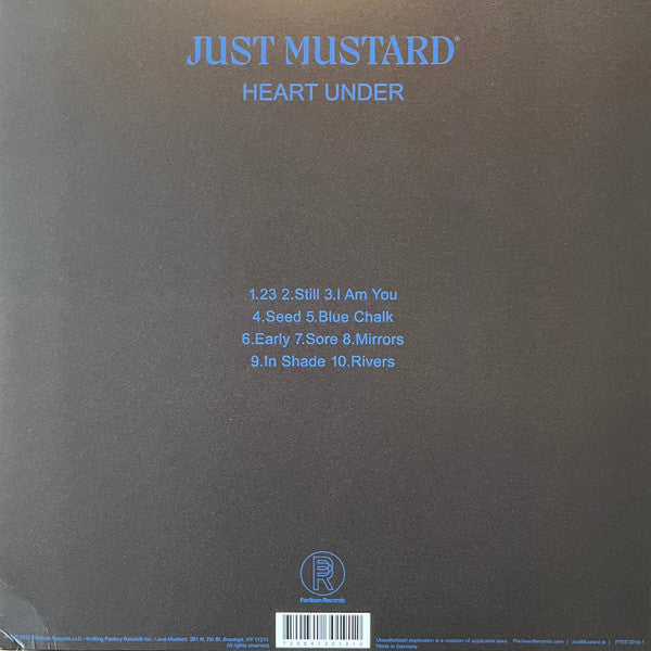 Just Mustard : Heart Under (LP, Album, Ltd, Blu)