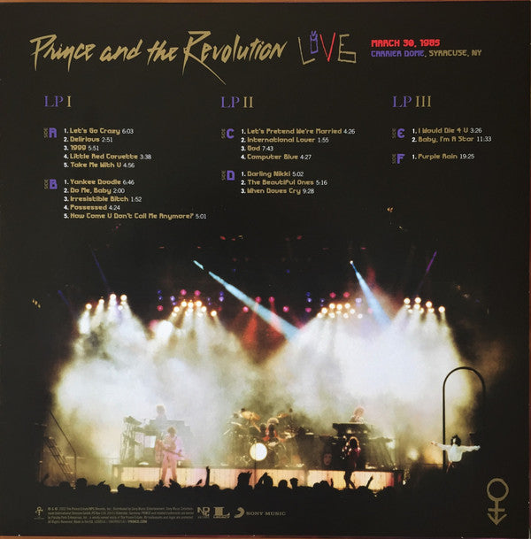 Prince And The Revolution - Live (3xLP, Album, RE, RM, MRP)