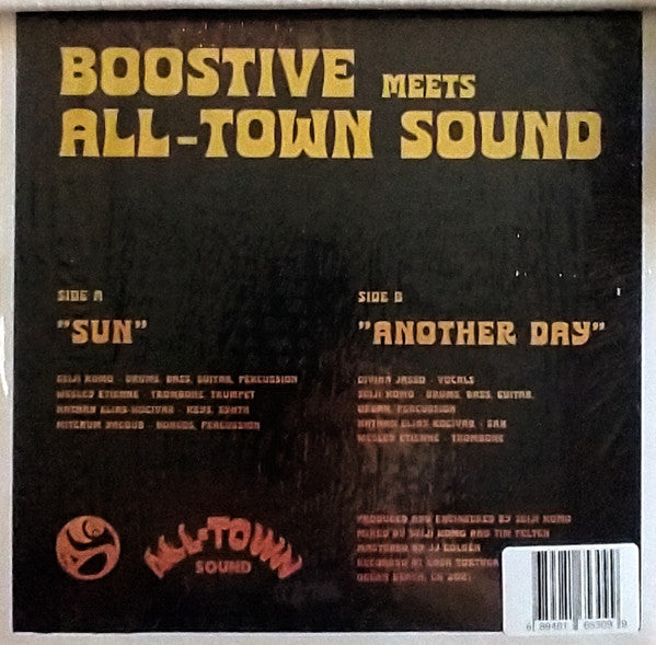 Boostive : Boostive Meets All-Town Sound (7")