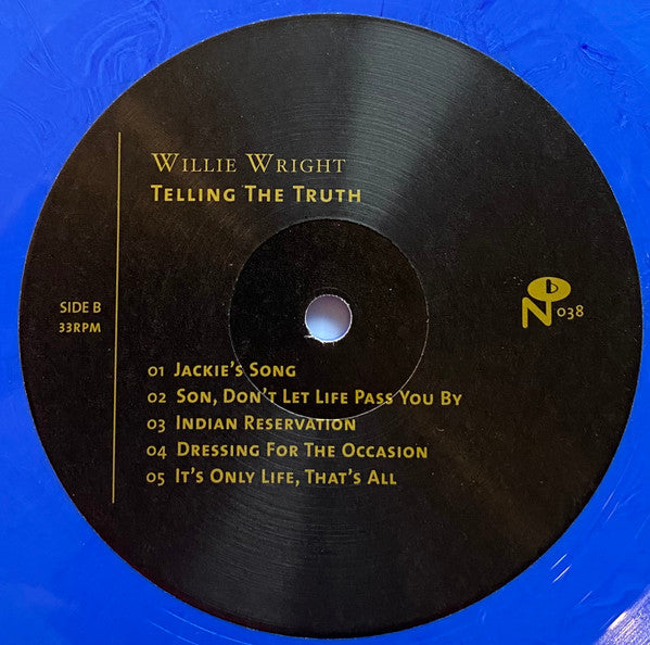 Willie Wright : Telling The Truth (LP, Ltd, RE, Blu)