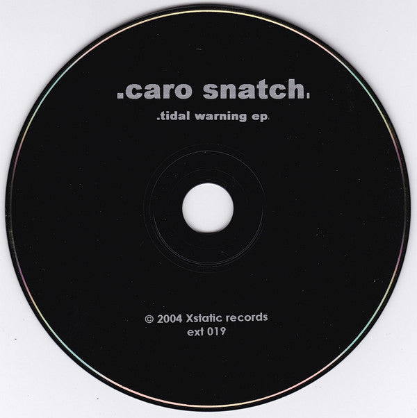 Caro Snatch : Tidal Warning EP (CDr, EP, Car)