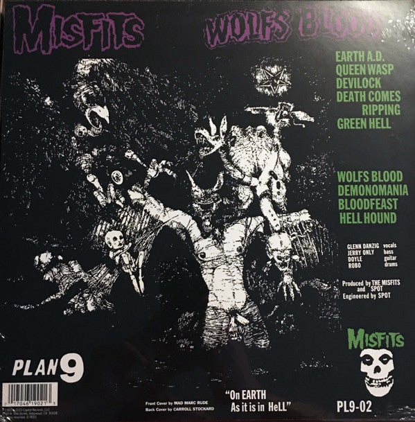 Buy Misfits : Earth A.D. / Wolfs Blood (LP, Album, RE, RP) Online