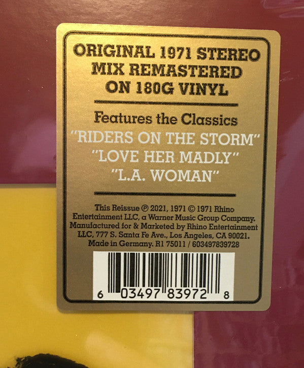 The Doors - L.A. Woman (LP, Album, RE, RM)