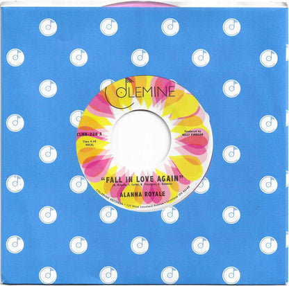 Alanna Royale : Fall In Love Again (7", Single, Ltd, Pin)