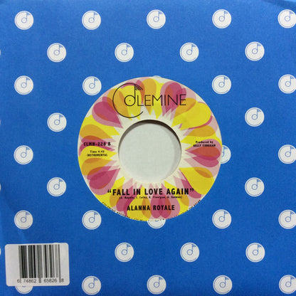 Alanna Royale : Fall In Love Again (7", Single, Ltd, Pin)