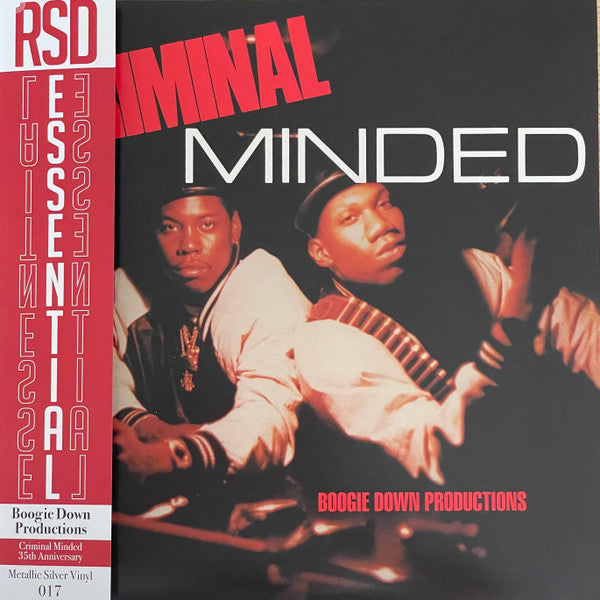 Boogie Down Productions : Criminal Minded (LP, Album, RE, Met)