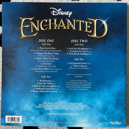 Alan Menken And Stephen Schwartz : Enchanted (Original Motion Picture Soundtrack) (2xLP, Album, Cle)