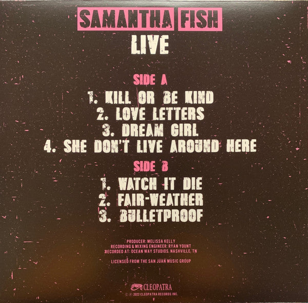 Samantha Fish : Live (LP, Ltd, Pin)