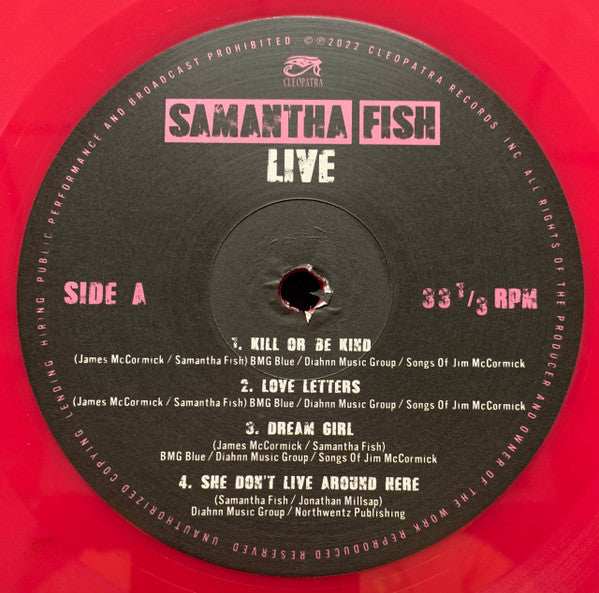 Samantha Fish : Live (LP, Ltd, Pin)