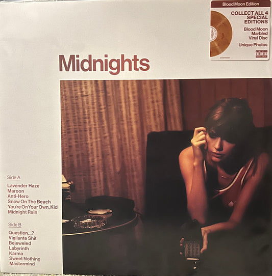 Taylor Swift : Midnights (LP, Album, S/Edition, Blo)