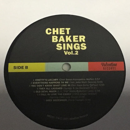 Chet Baker : Chet Baker Sings Vol. 2 (LP, Comp, Ltd, Mon)