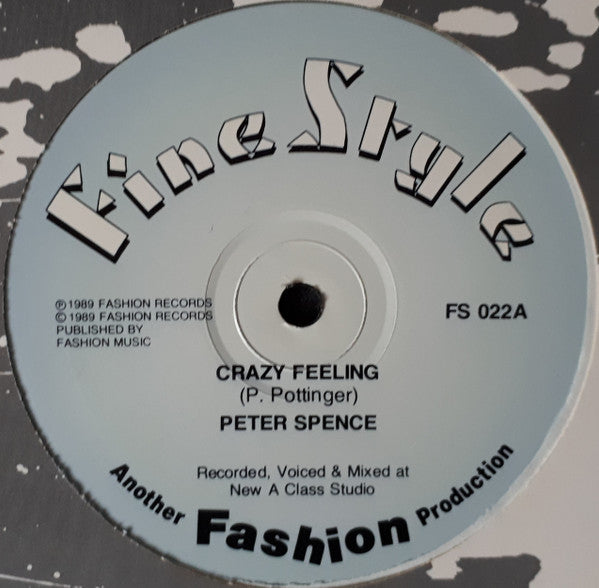 Peter Spence : Crazy Feeling (12")