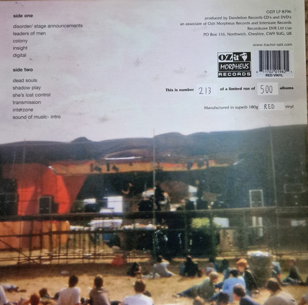 Joy Division - Leigh Rock Festival (LP, Ltd, Num, Unofficial, Red)