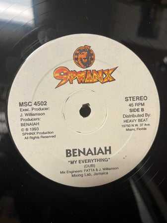 Benaiah : She's My Everything (12")