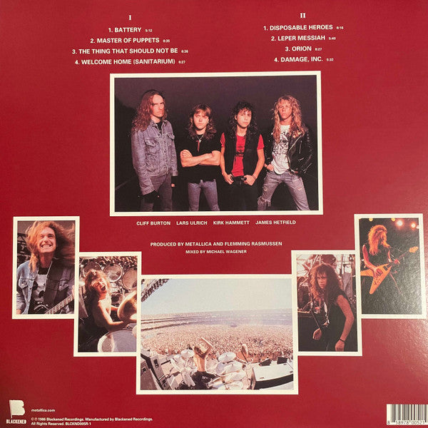 Metallica - Master Of Puppets (LP, Album, RE, RM)
