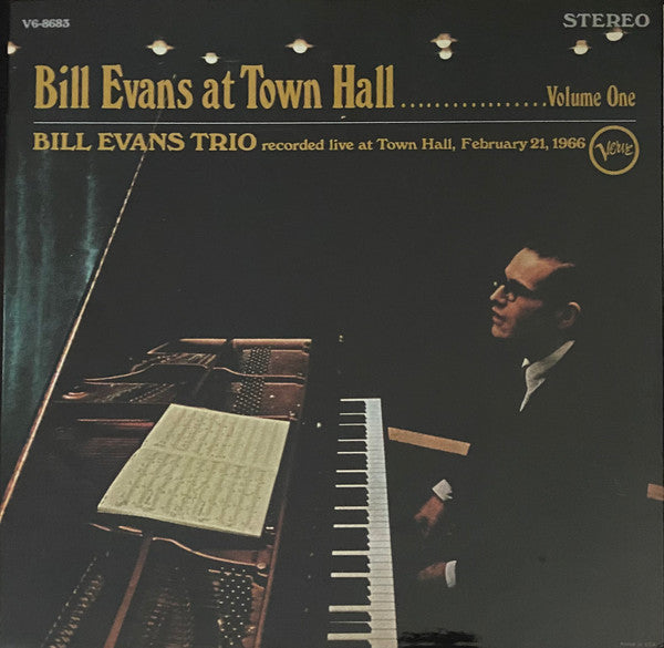 The Bill Evans Trio : Bill Evans At Town Hall (Volume One) (LP, Album, RE, 180)