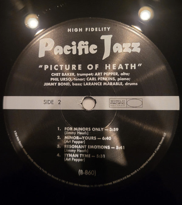 Chet Baker, Art Pepper, Phil Urso : Picture Of Heath (LP,Album,Reissue,Remastered,Mono)