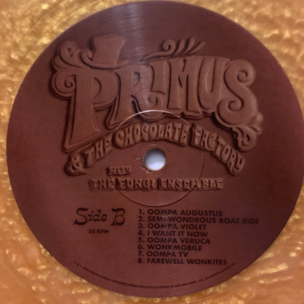 Primus and The Chocolate Factory w/ outlets The Fungi Ensemble Gold Vinyl/Cover Sealed