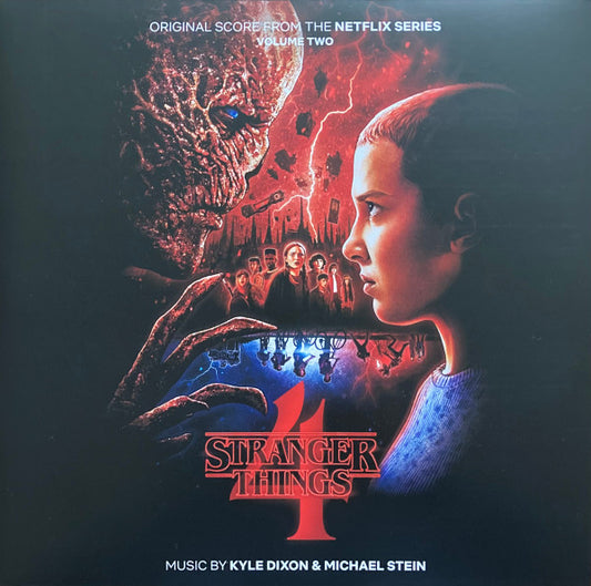 Kyle Dixon (2) & Michael Stein (9) : Stranger Things 4 · Volume Two (Original Score From The Netflix Series) (2xLP, Album, Red)