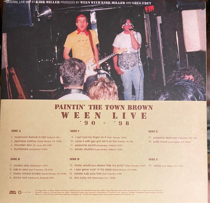 Ween : Paintin' The Town Brown: Ween Live '90-'98 (3xLP, Album, RE, Bro)