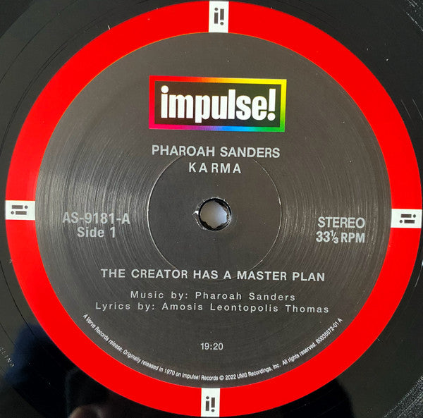 Pharoah Sanders - Karma (LP,Album,Reissue,Remastered,Stereo)