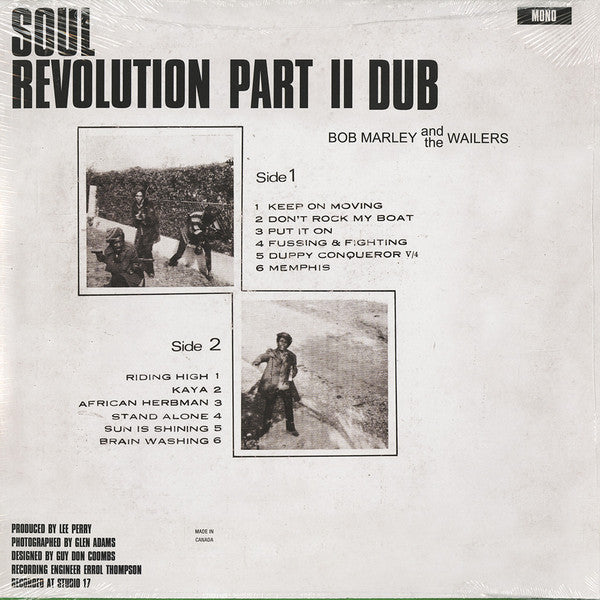 Bob Marley & The Wailers : Soul Revolution Part II Dub (LP, Album, Mono, RE, Gre)