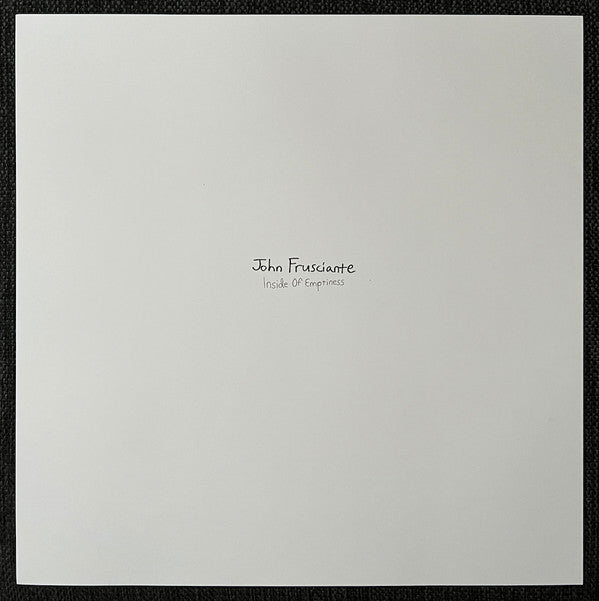 John Frusciante - Inside Of Emptiness (LP, Album, RE)