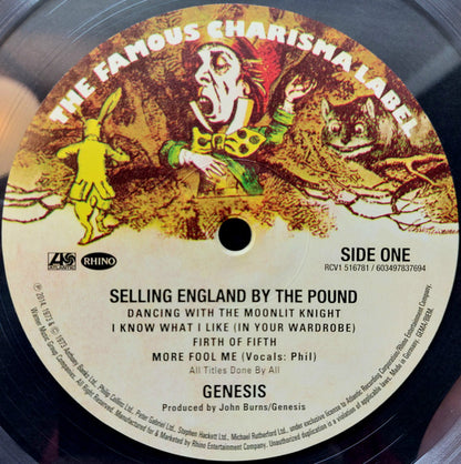 Genesis : Selling England By The Pound (LP, Album, Ltd, RE, Cle)