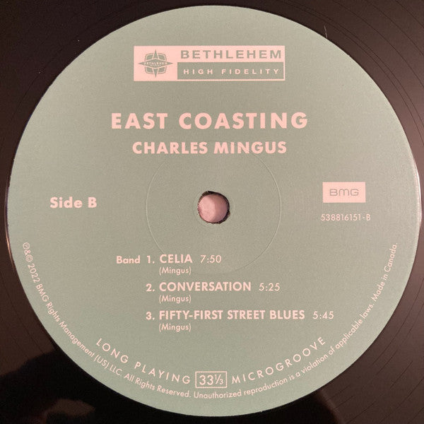 Charles Mingus - East Coasting (LP,Album,Reissue,Remastered,Mono)