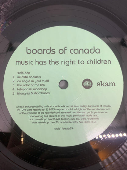 Boards Of Canada : Music Has The Right To Children (2xLP, Album, RE, RP)