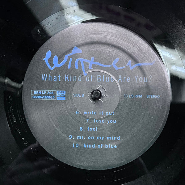 Winter (35) : What Kind Of Blue Are You? (LP)