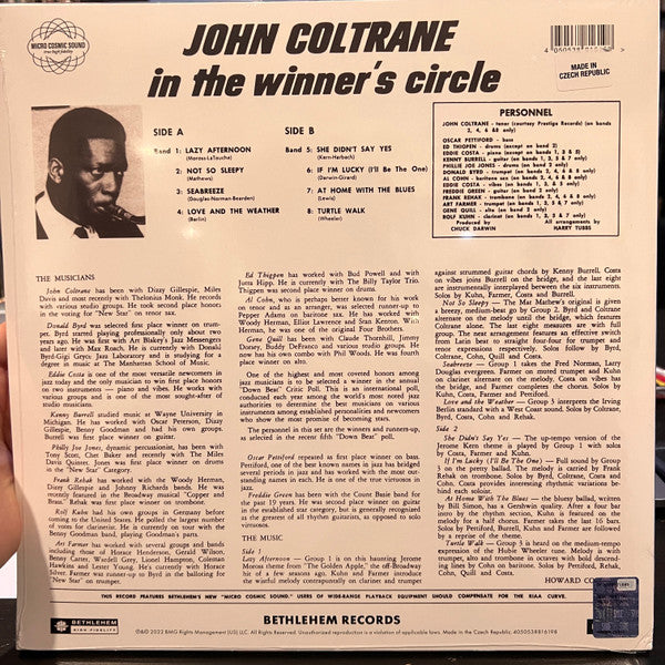 John Coltrane : In The Winner's Circle (LP, Album, RE, RM)