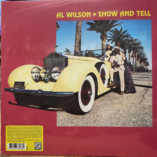 Al Wilson : Show And Tell (LP, Album, RSD, Ltd, RE, Whi)