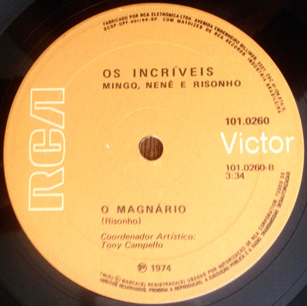 Os Incríveis : Cem Milhões De Corações (7")