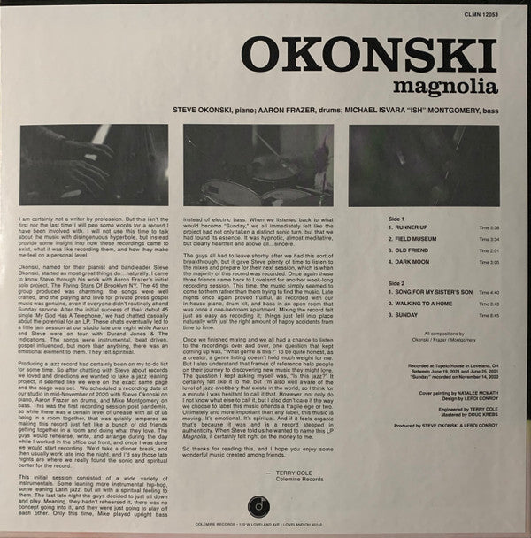 Steve Okonski : Magnolia (LP, Album, Cre)