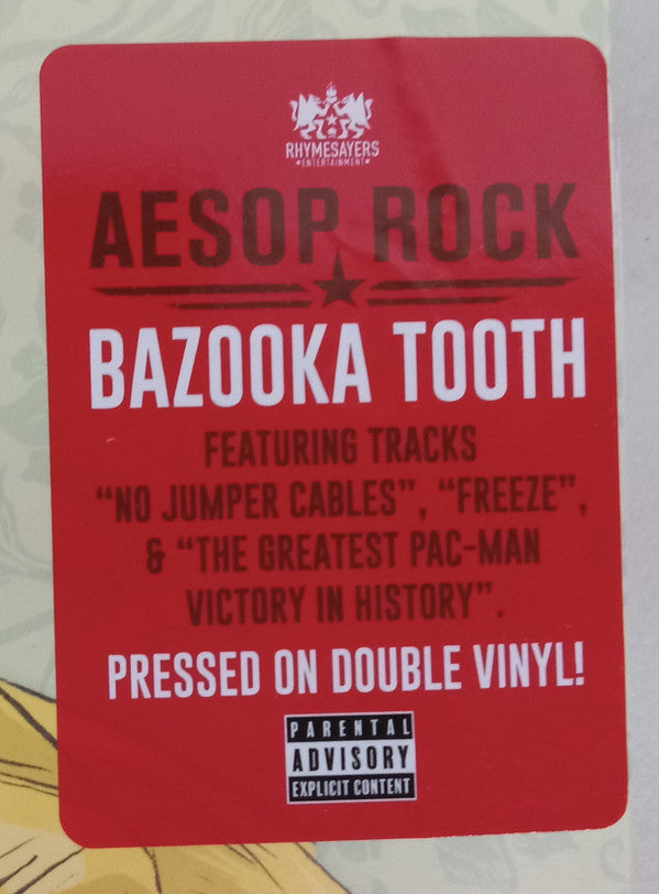 Aesop Rock : Bazooka Tooth (2xLP, Album, RE)