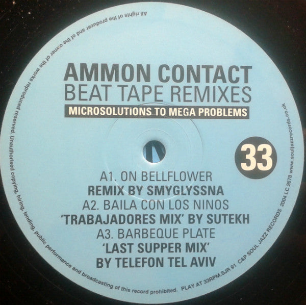 AmmonContact : Beat Tape Remixes (12")