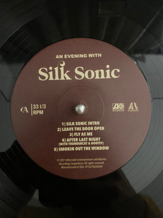 Silk Sonic - An Evening With Silk Sonic (LP, Album, RE)
