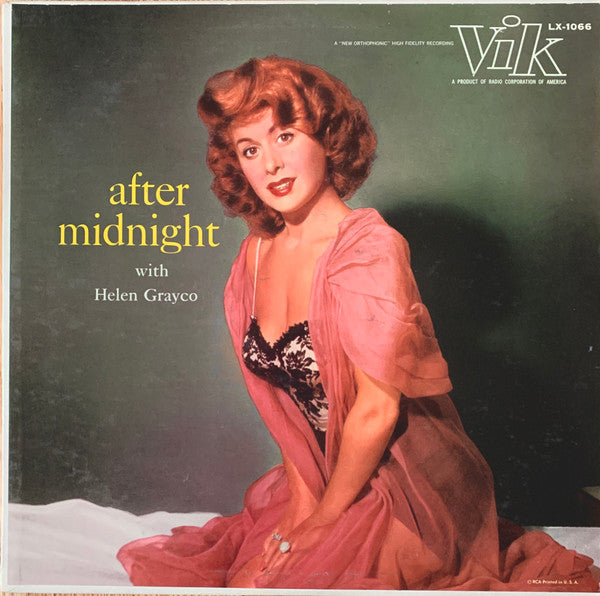 Helen Grayco : After Midnight (LP, Album, Mono)