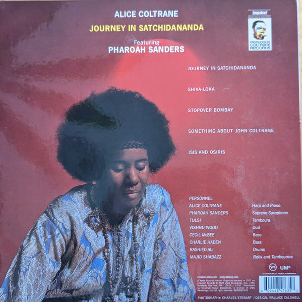 Alice Coltrane Featuring Pharoah Sanders - Journey In Satchidananda  (LP,Album,Reissue,Remastered,Stereo)